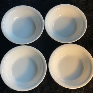 4 Corelle Elegant White 20 oz  Bowls